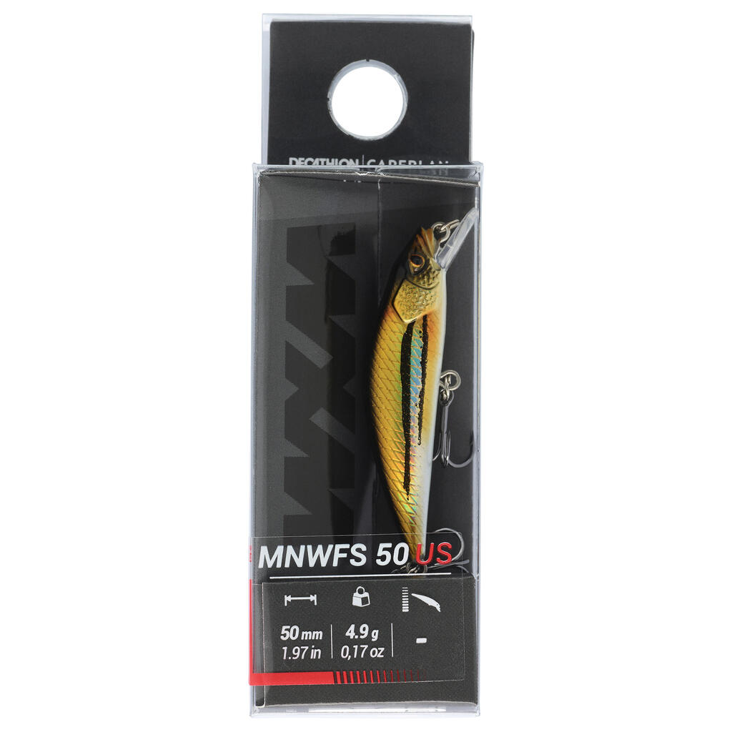 Wobler Pstruh Minnow WXM  MNWFS 50 US zelený chrbát