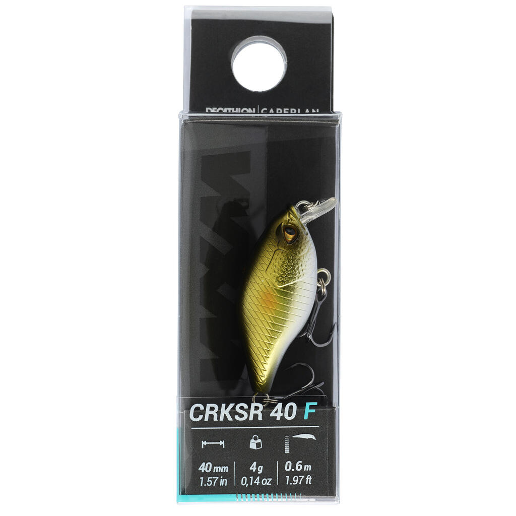 Kieto masalo „Crankbait“ vobleris žvejybai seklumoje „WXM CRKSR 40 F bluegill“