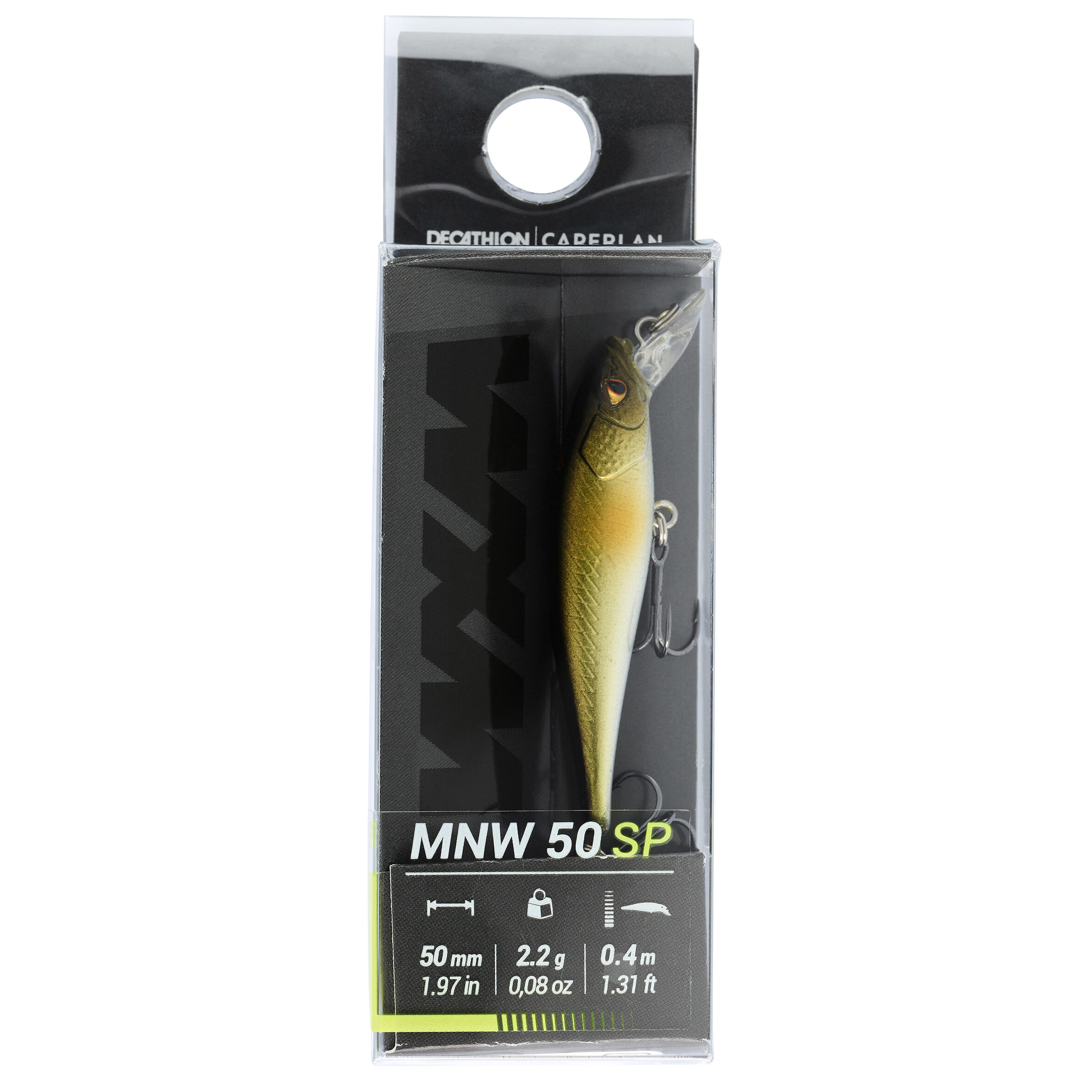 CAPERLAN Wobler Jerkbait Minnow WXM MNW 50 SP Ayu bez · záber 5