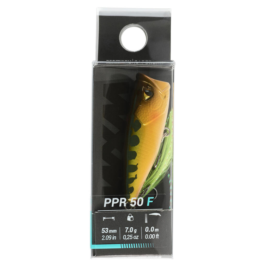 פיתיון צף POPPER לדייג פתיונות PPR 50 F FIRETIGER