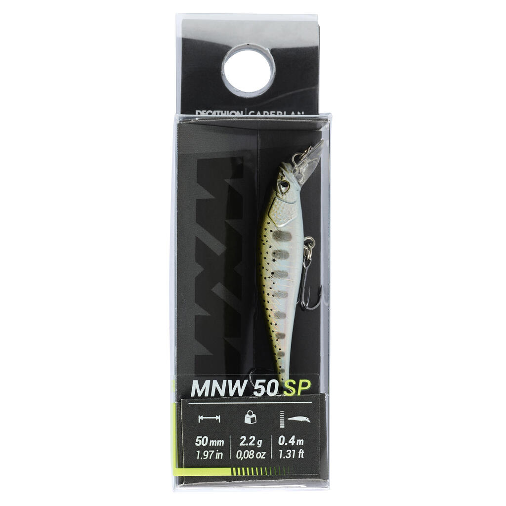 Wobler Jerkbait Minnow WXM MNW 50 SP Modrý chrbát