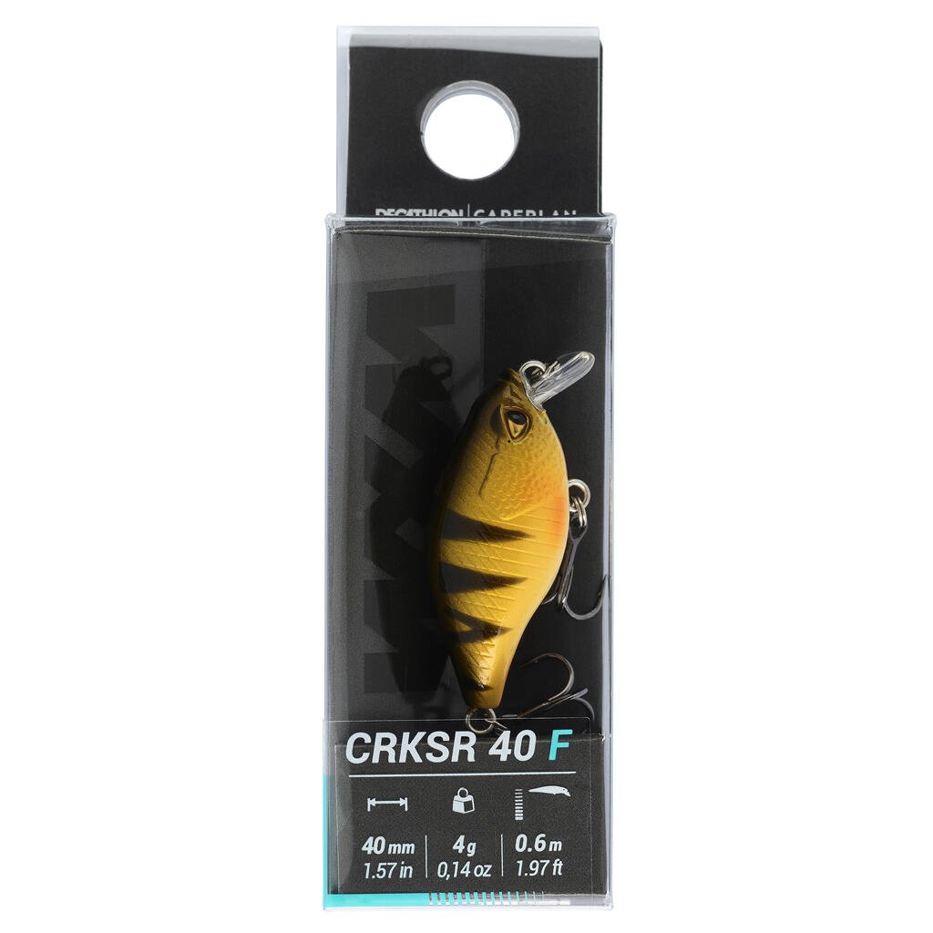 CRANKBAIT HARD LURE SHALLOW RUNNER WXM CRKSR 40 F BLUEGILL