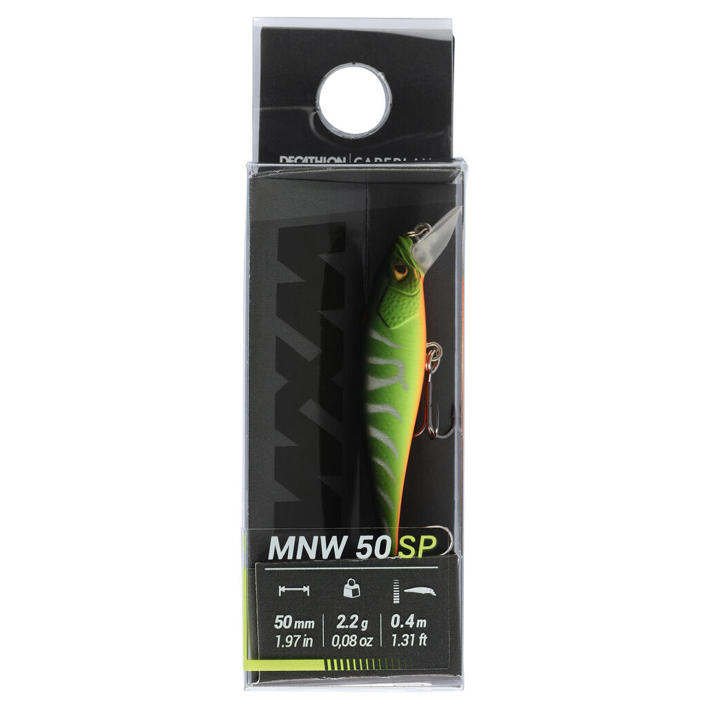 Wobler Jerkbait Minnow WXM MNW 50 SP Modrý chrbát