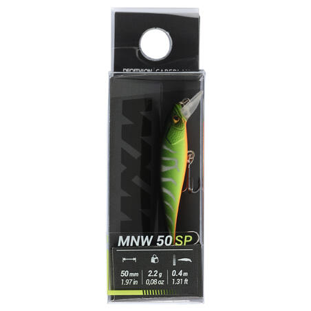 ВОБЛЕР ДЛЯ ЛОВЛИ ХИЩНОЙ РЫБЫ JERKBAIT MINNOW WXM MNW 50 SP FIRETIGER