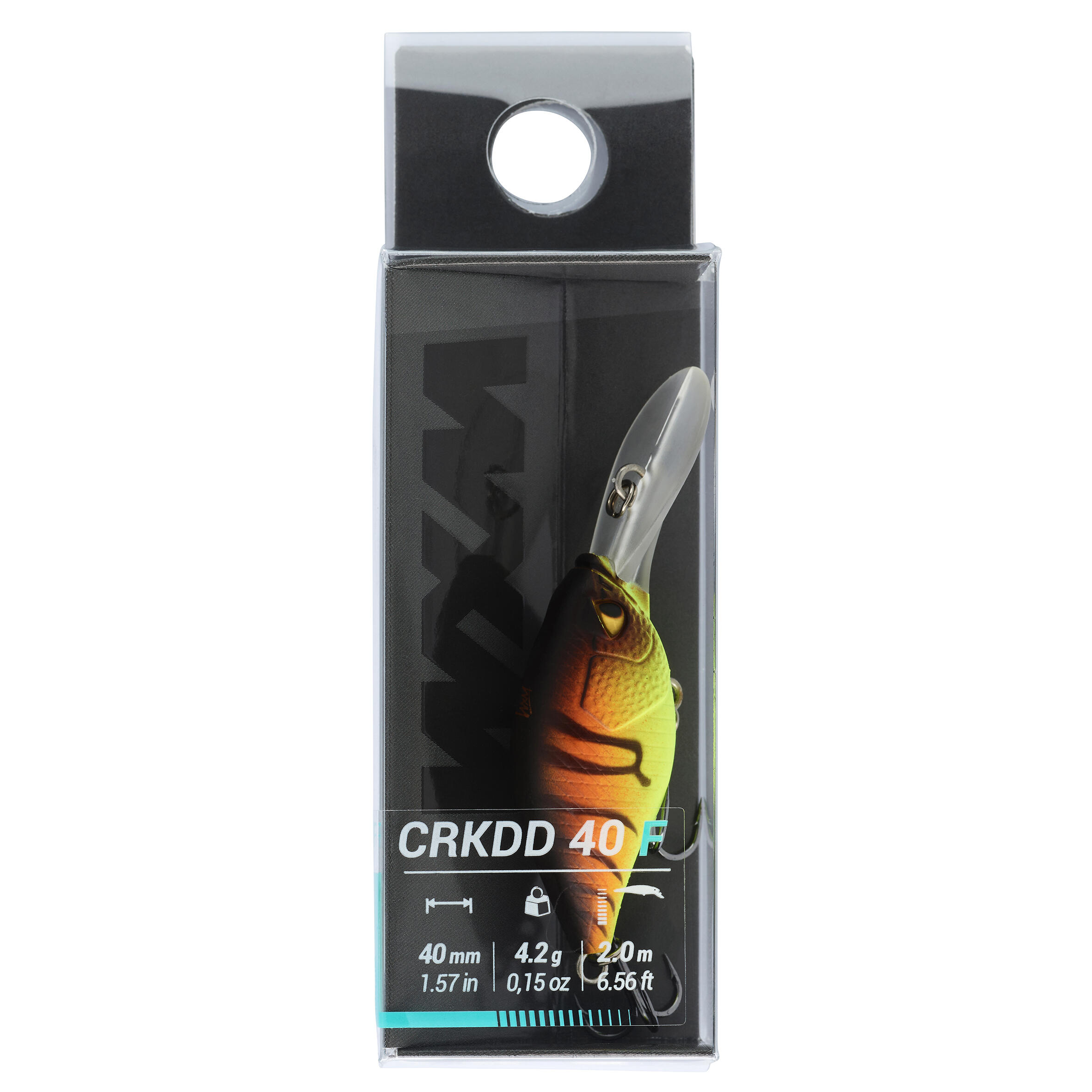 Wobbler Crankbait Deep Diving WXM CRKDD 40 F Orangetiger 4/5