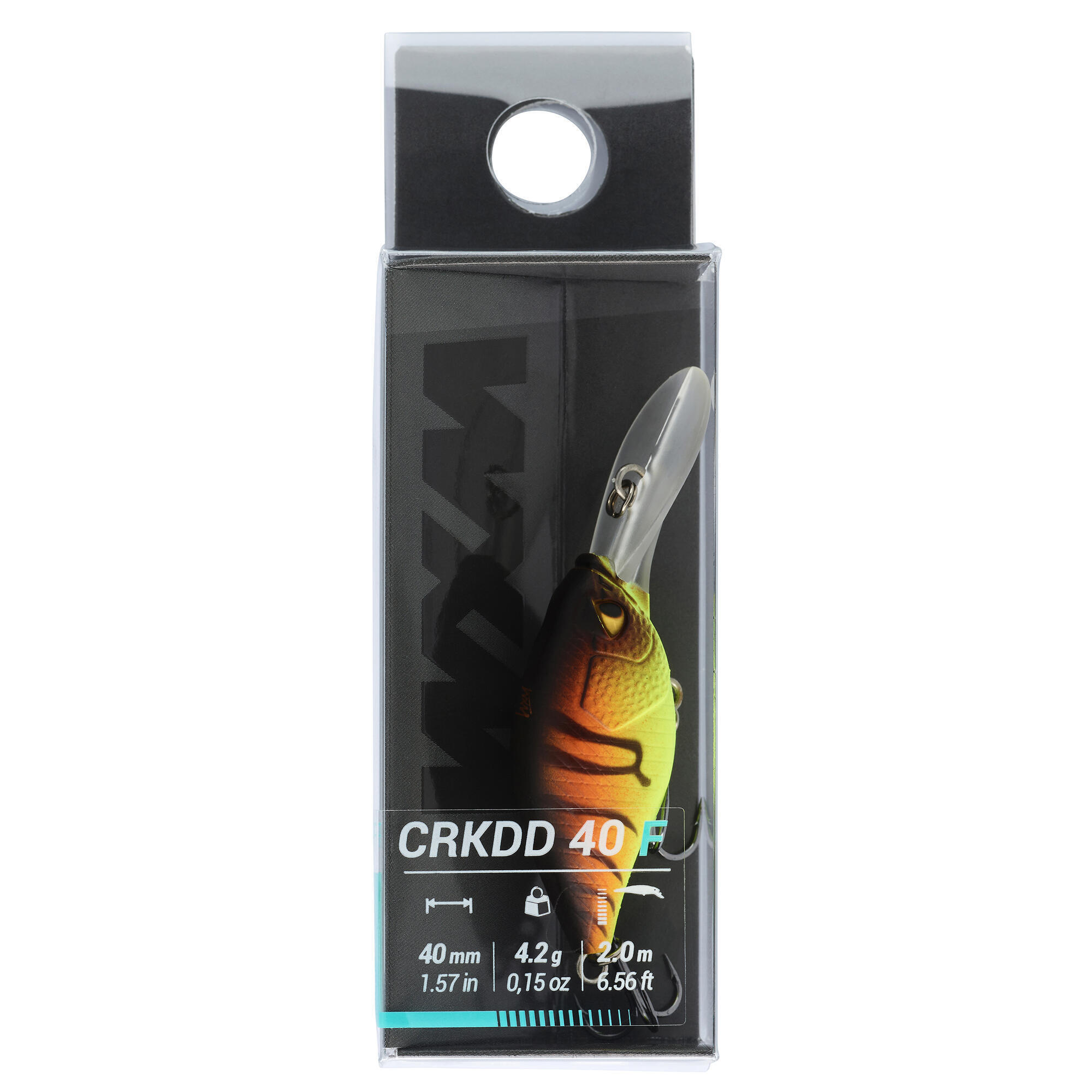 SWIMMING FISH CRANKBAIT DEEP DIVING WXM CRKDD 40 F ORANGETIGER