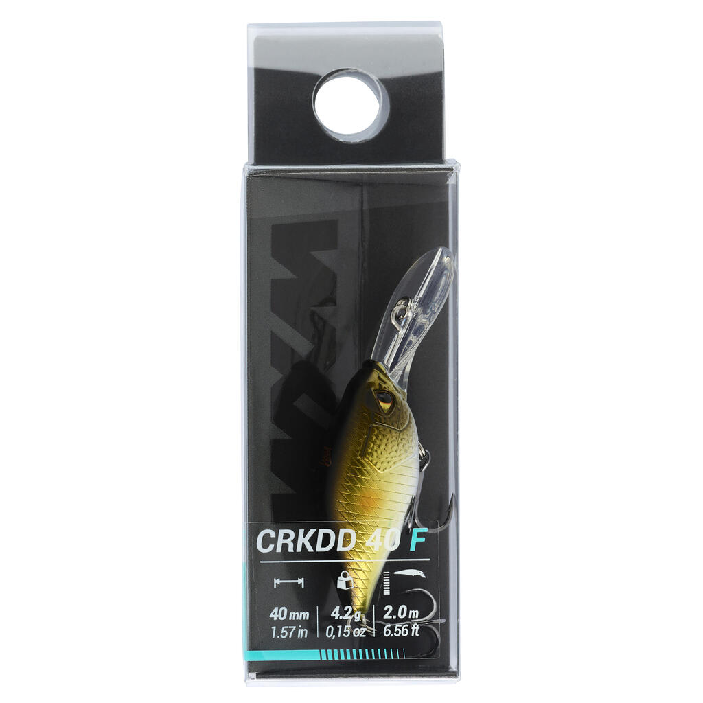 פיתיון קשיח לדיג פיתיונות בעומק CRANKBAIT דגם CRKDD 40 F AYU