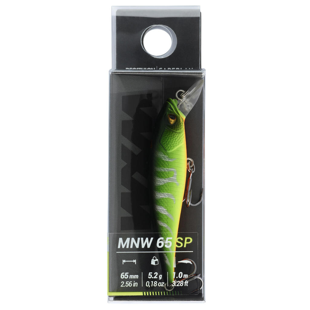 Señuelo de Pesca Spinning Jerkbait Minnow Wxm Mnw 65 SP Firetiger