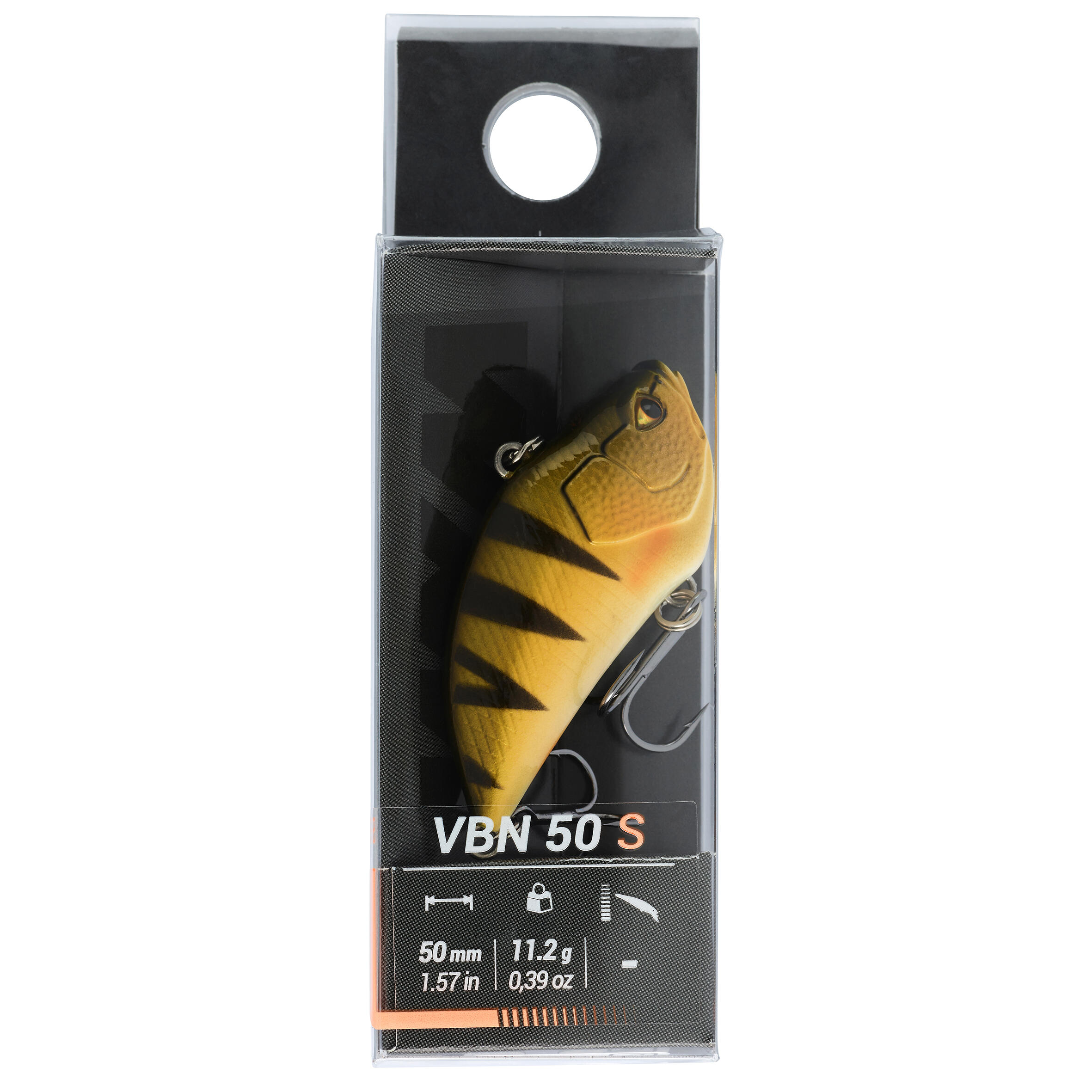 LIPLESS HARD LURE FOR PERCH WXM VBN 50 S 4/4
