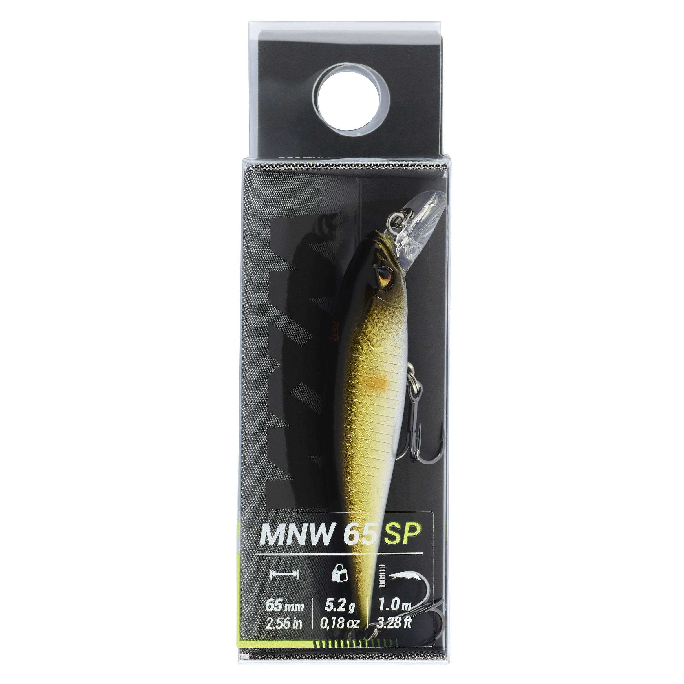 POISSON NAGEUR JERKBAIT MINNOW PÊCHE AUX LEURRES MNW 65 SP AYU 4/5