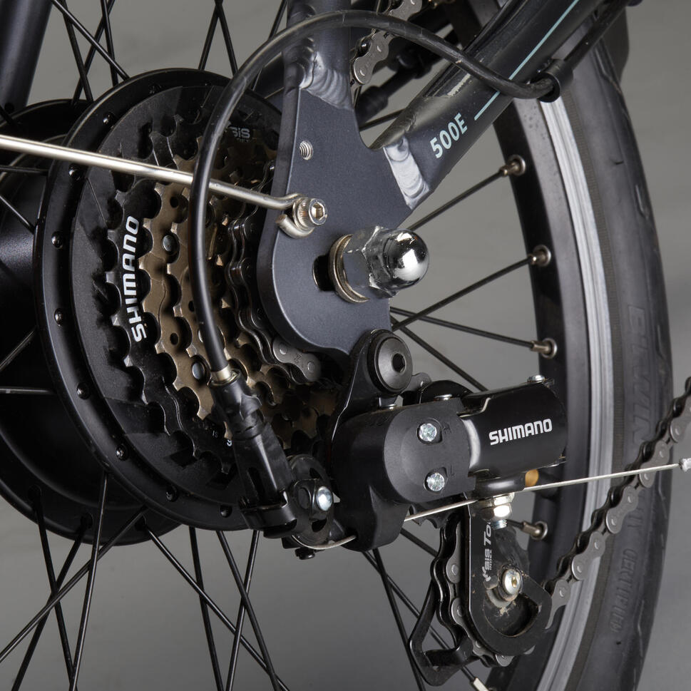 20 Inch Electric FOLDING BIKE btwin 500E BTWIN Decathlon