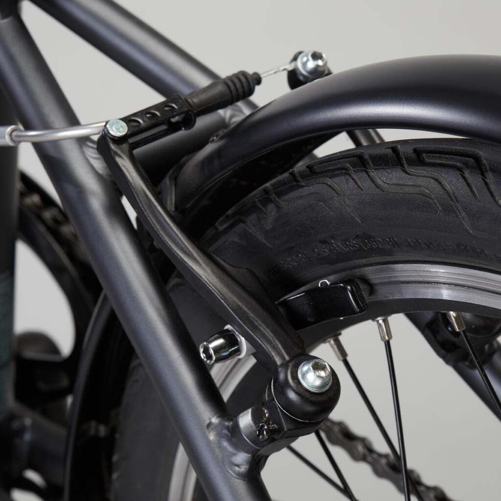 E-Bike Faltrad Klapprad 20 Zoll Tilt 500E schwarzgrau 