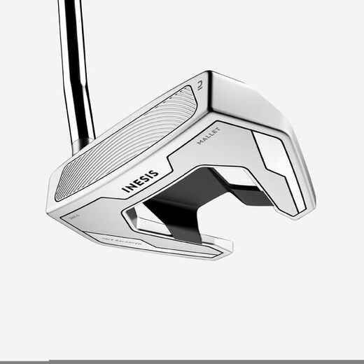 Face balanced golf putter left handed - INESIS mallet