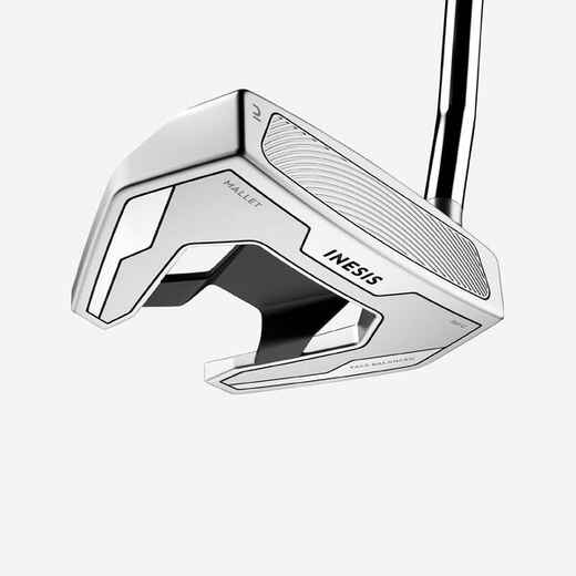 
      Face balanced golf putter right handed - INESIS mallet
  