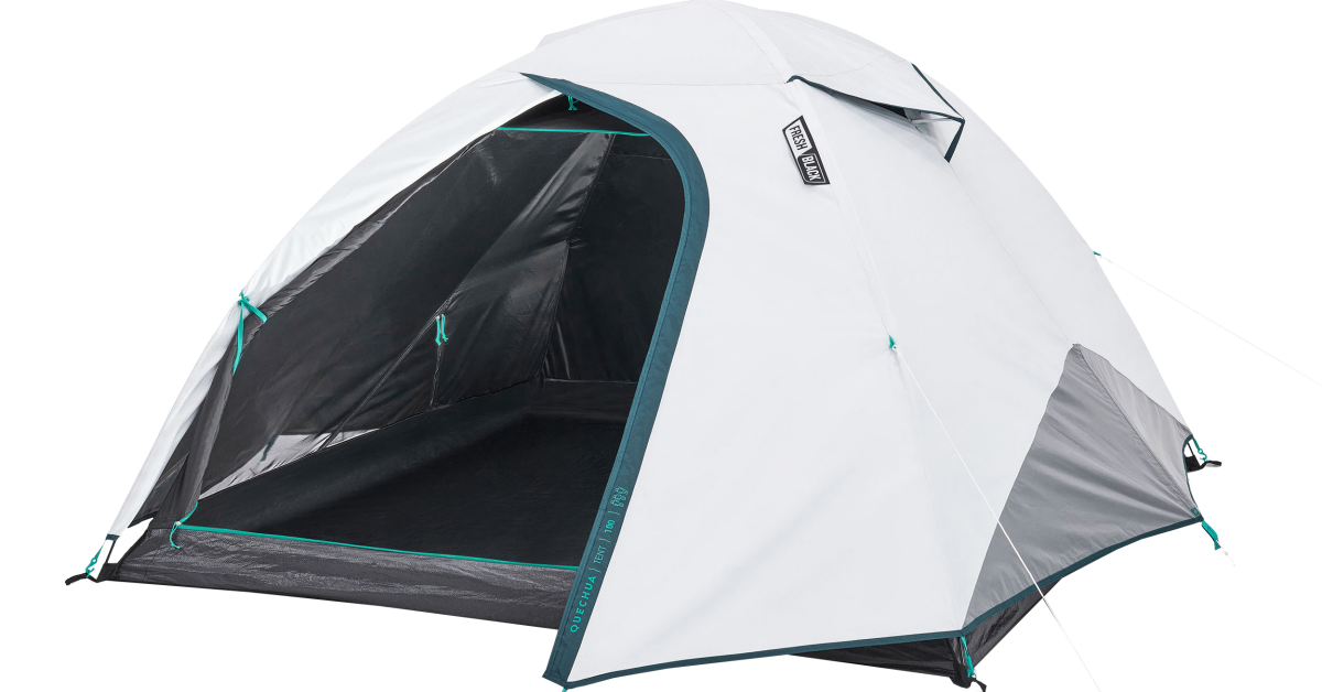 MH100 FRESH BLACK CAMPING TENT 3 PEOPLE