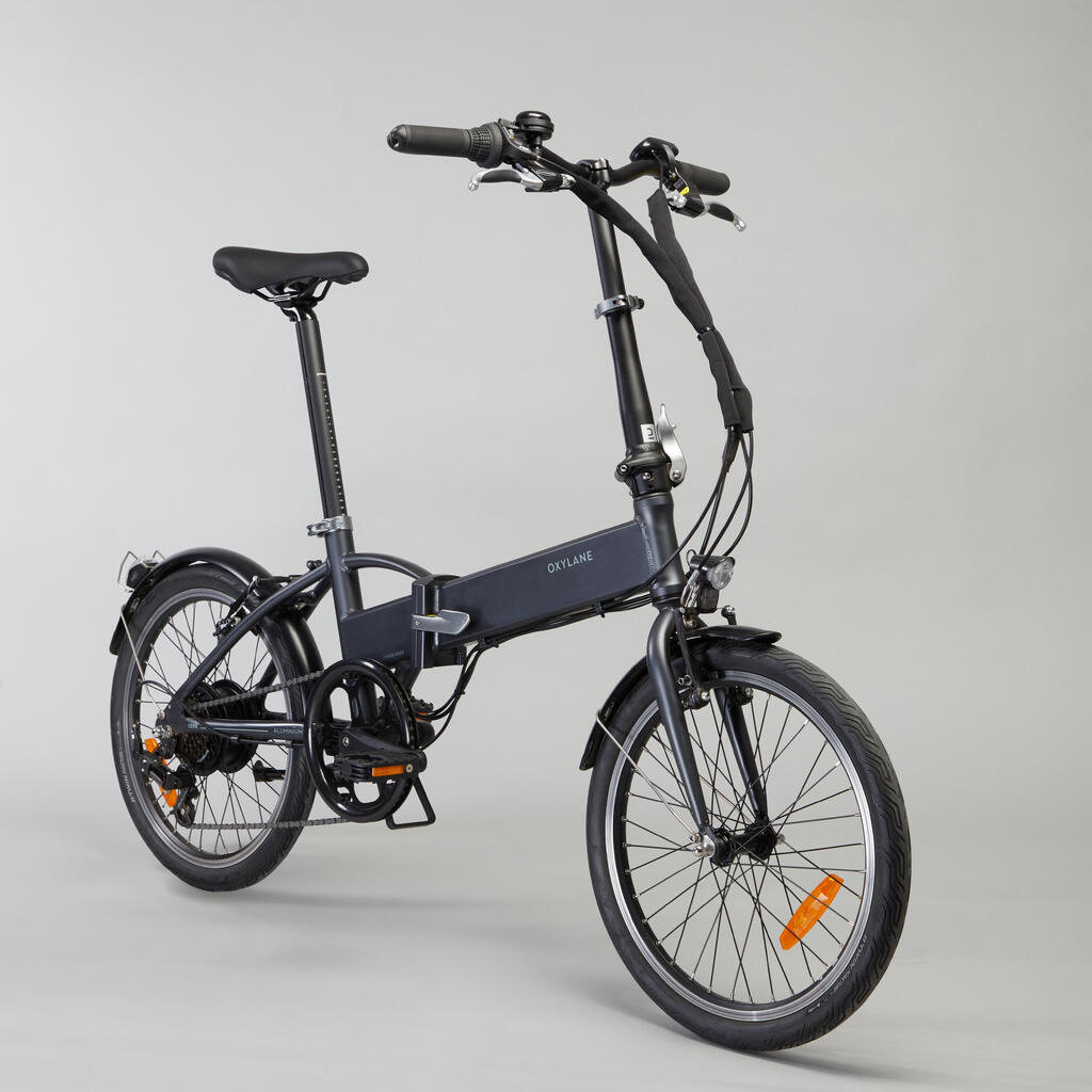 E-Bike Faltrad Klapprad 20 Zoll Tilt 500E schwarzgrau 