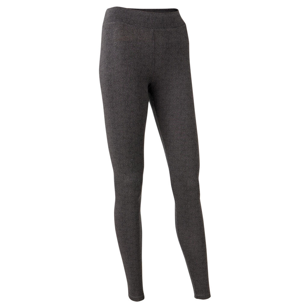 Legging Damen slim - 500 Fit+ grau