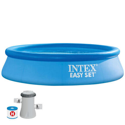 Piscina hinchable Intex EasySet Redonda 244x61 cm + Depuradora - CD