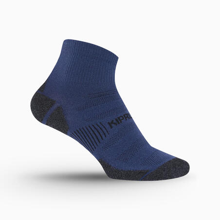 Носки для бега уплотненные средней высоты синие RUN 900 MID 