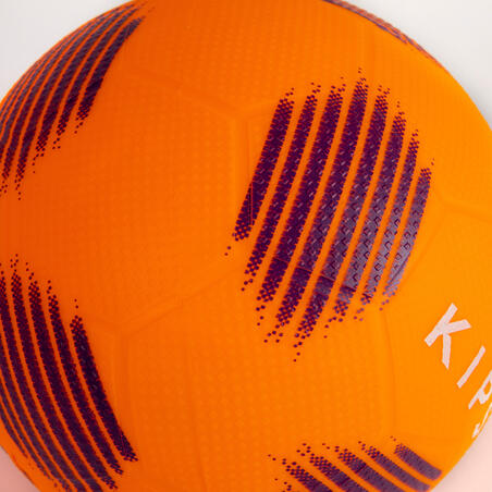 Balón de fútbol Sunny 300 talla 4 Naranja Negro 