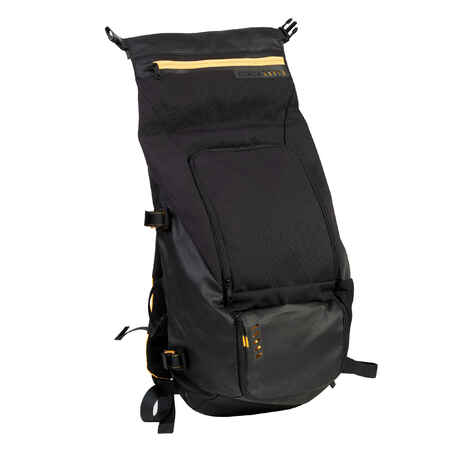 Kids'/Adult Field Hockey Backpack FH500 - Black/Yellow