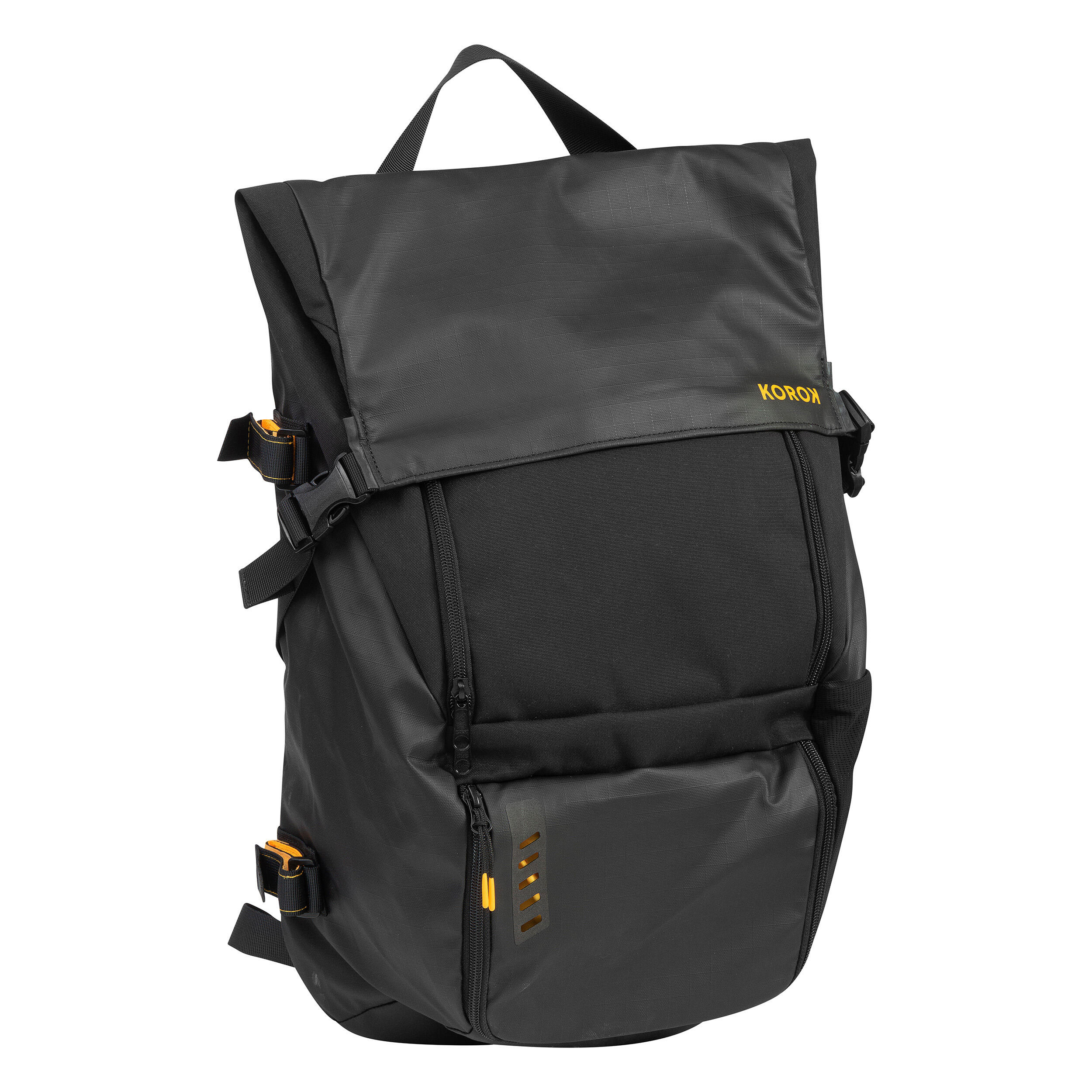 Kids'/Adult Field Hockey Backpack FH500 - Black/Yellow 1/12