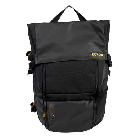 Kids'/Adult Field Hockey Backpack FH500 - Black/Yellow