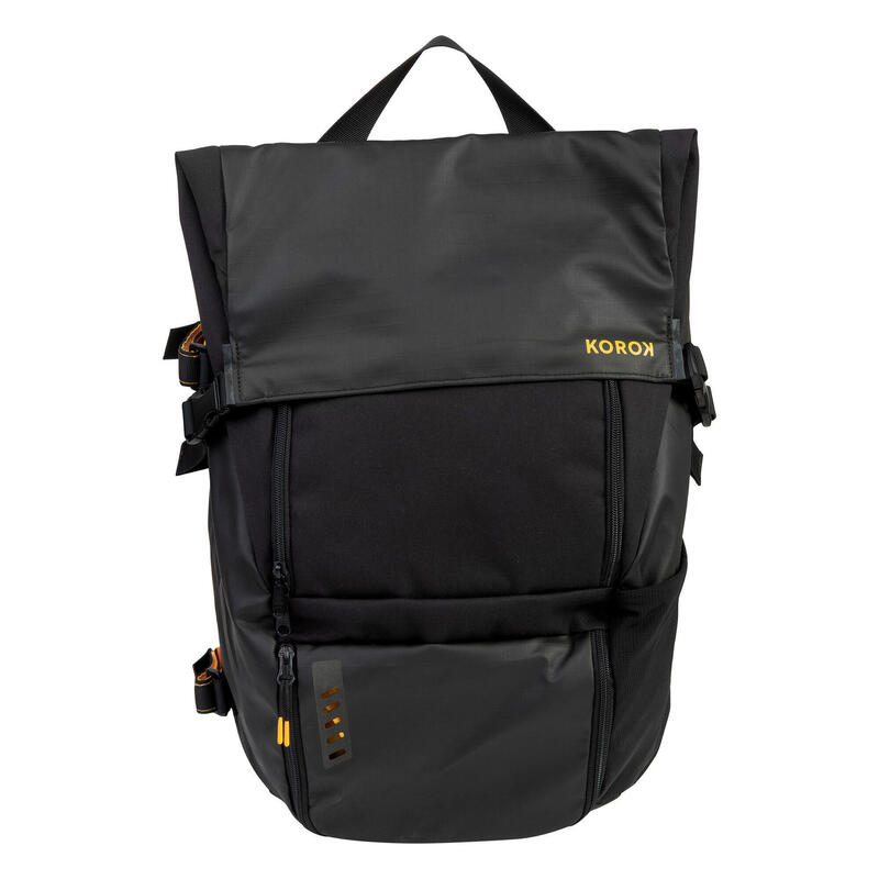 Rucsac Hochei pe iarbă FH500 Negru-Galben Adulți/Copii 