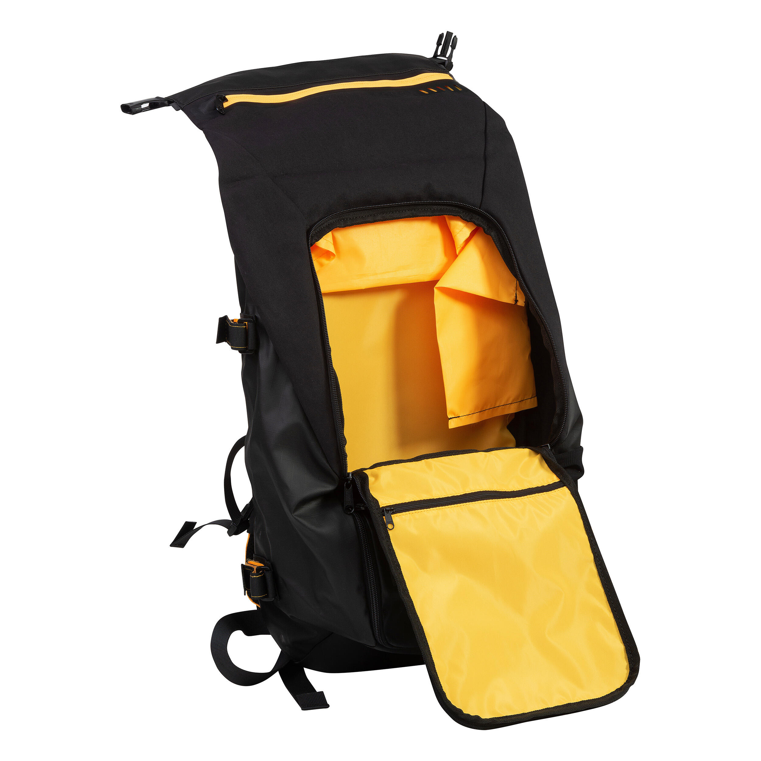 Kids'/Adult Field Hockey Backpack FH500 - Black/Yellow 6/12