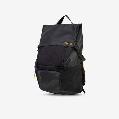 Zaino hockey su prato FH500 nero-giallo