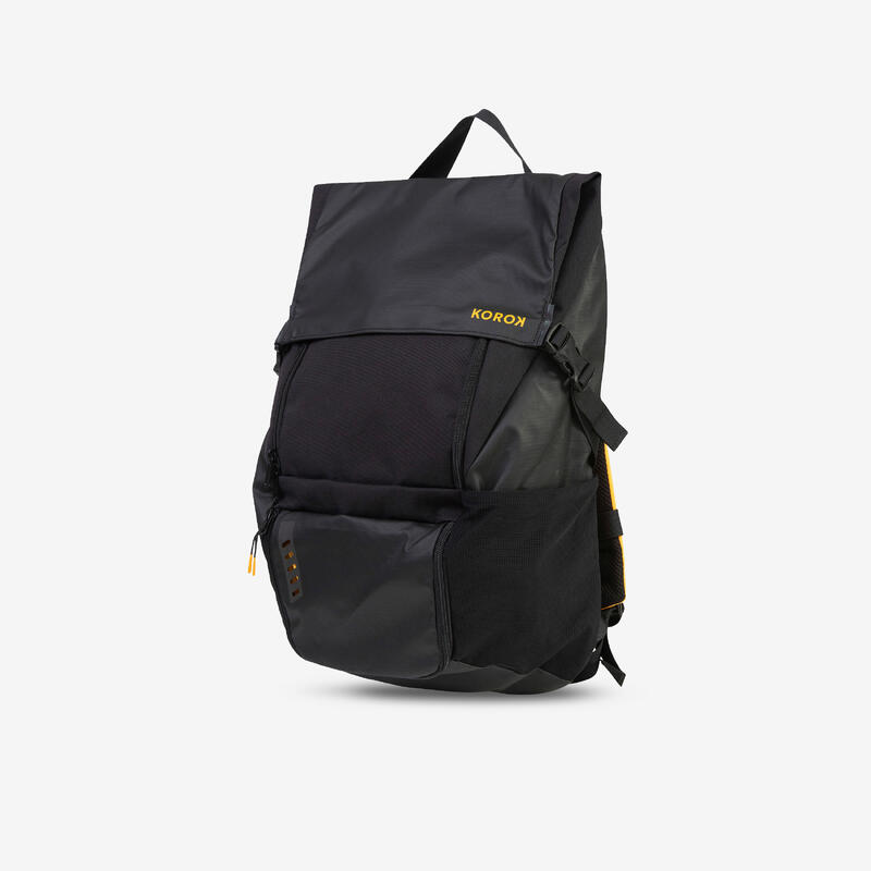 Sac à dos de hockey sur gazon ado/adulte FH500 noir jaune