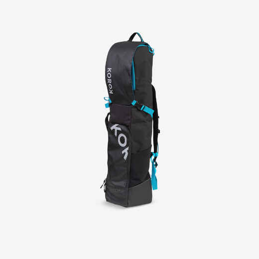 
      Kids' Medium-Volume Field Hockey Stick Bag FH500 - Black/Blue (Stick->32")
  