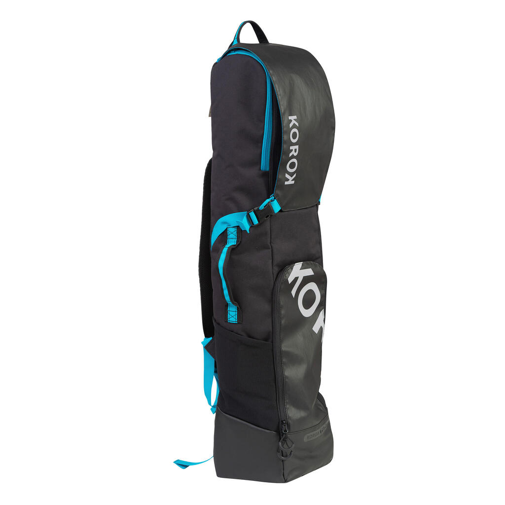 Kids' Medium-Volume Field Hockey Stick Bag FH500 - Black/Blue (Stick->32