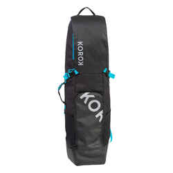 Kids' Medium-Volume Field Hockey Stick Bag FH500 - Black/Blue (Stick->32")