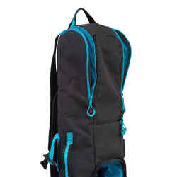 Kids' Medium-Volume Field Hockey Stick Bag FH500 - Black/Blue (Stick->32")