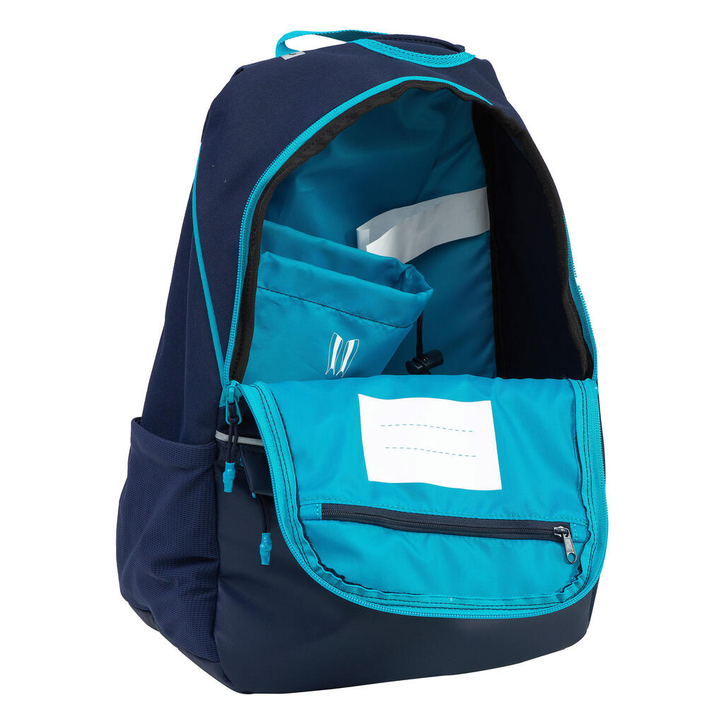 Rucksack Feldhockey FH100 Kinder blau