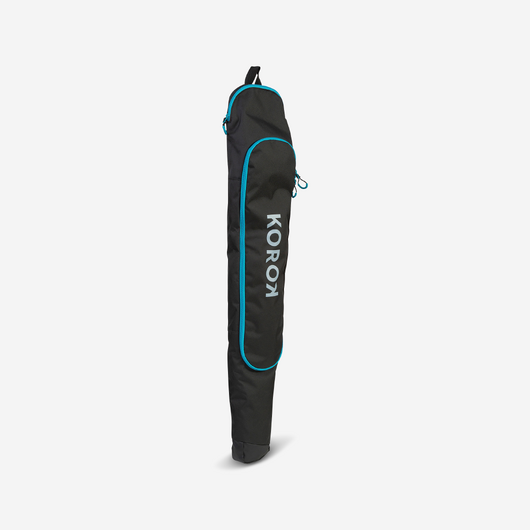 Housse de hockey sur gazon petit volume FH150 ado/adulte noir et bleu