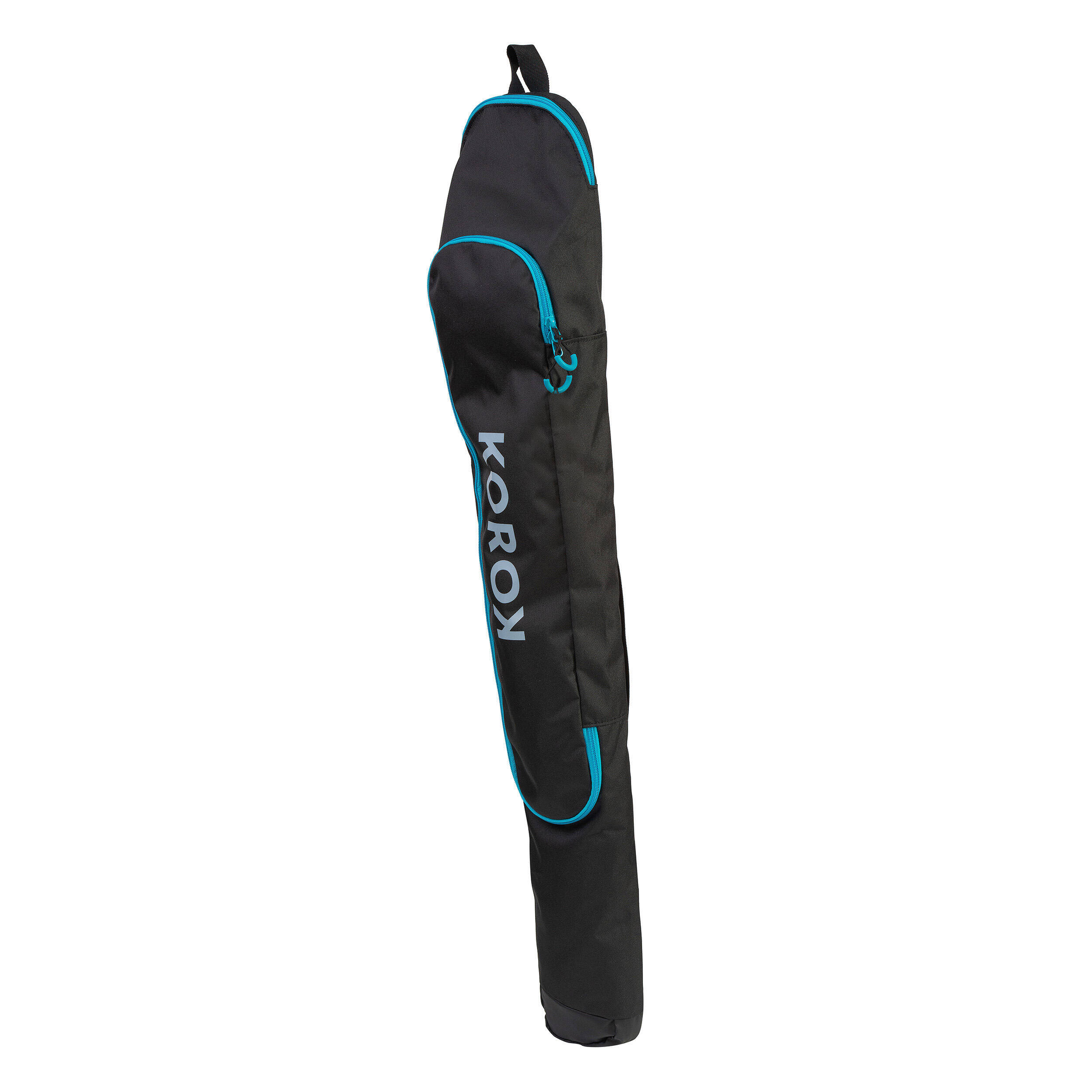 Junior/Adult Single Field Hockey Stick Bag FH150 - Black/Blue -  2