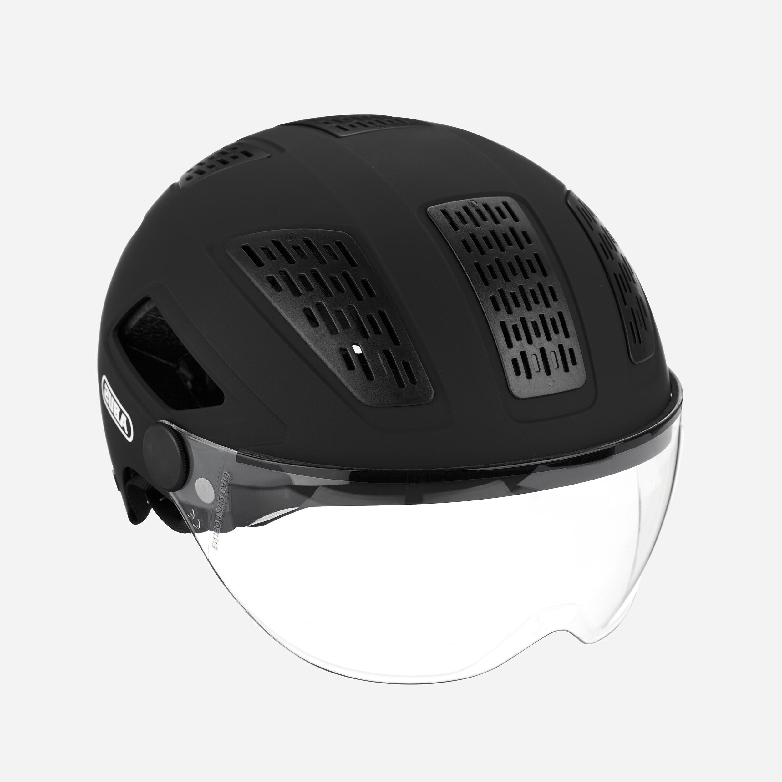 Casco bici città VILLITE ACE 2.0 nero ABUS | DECATHLON