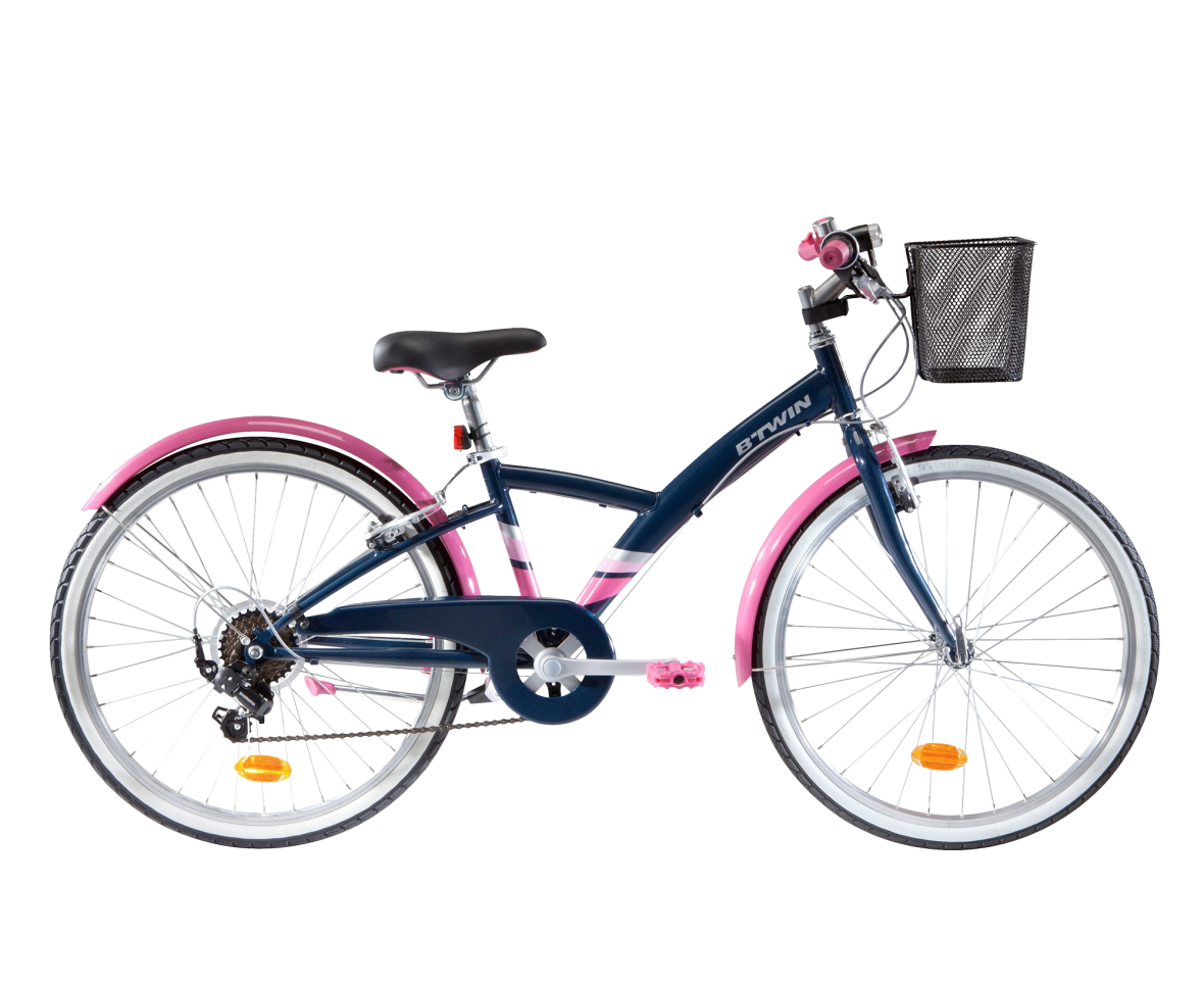 BICICLETA DE TREKKING_24_pouces_decathlon_rose