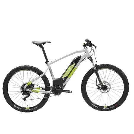 27.5 Inch Electric Mountain Bike E-ST 520 - Grey/Yellow