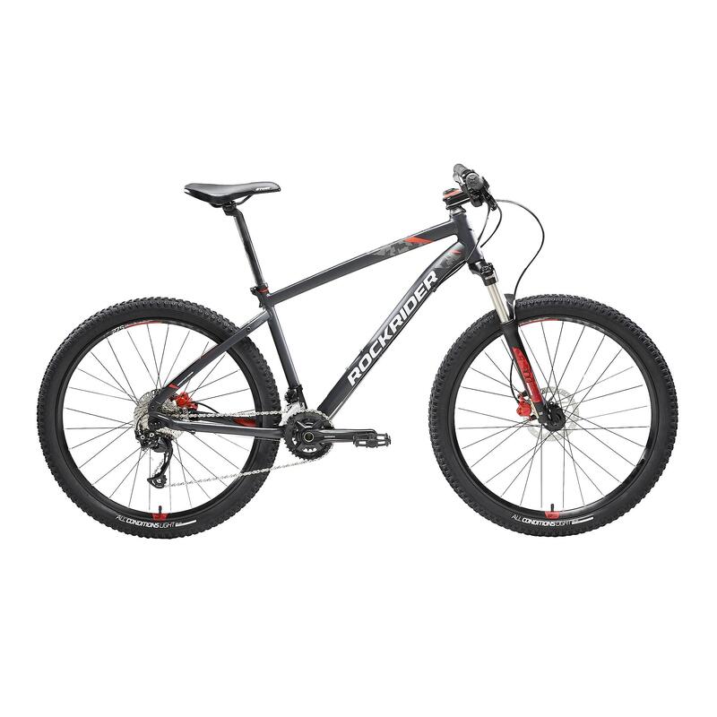 Bicicletă MTB ST 540 27,5" Negru-Roșu 