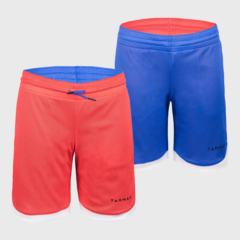 SHORT DE BASKET REVERSIBLE POUR GARCON/FILLE CONFIRME(E) ROSE BLEU SH500R