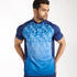 Men Cricket Polo Breathable Short Sleeve CP 500 BLUE