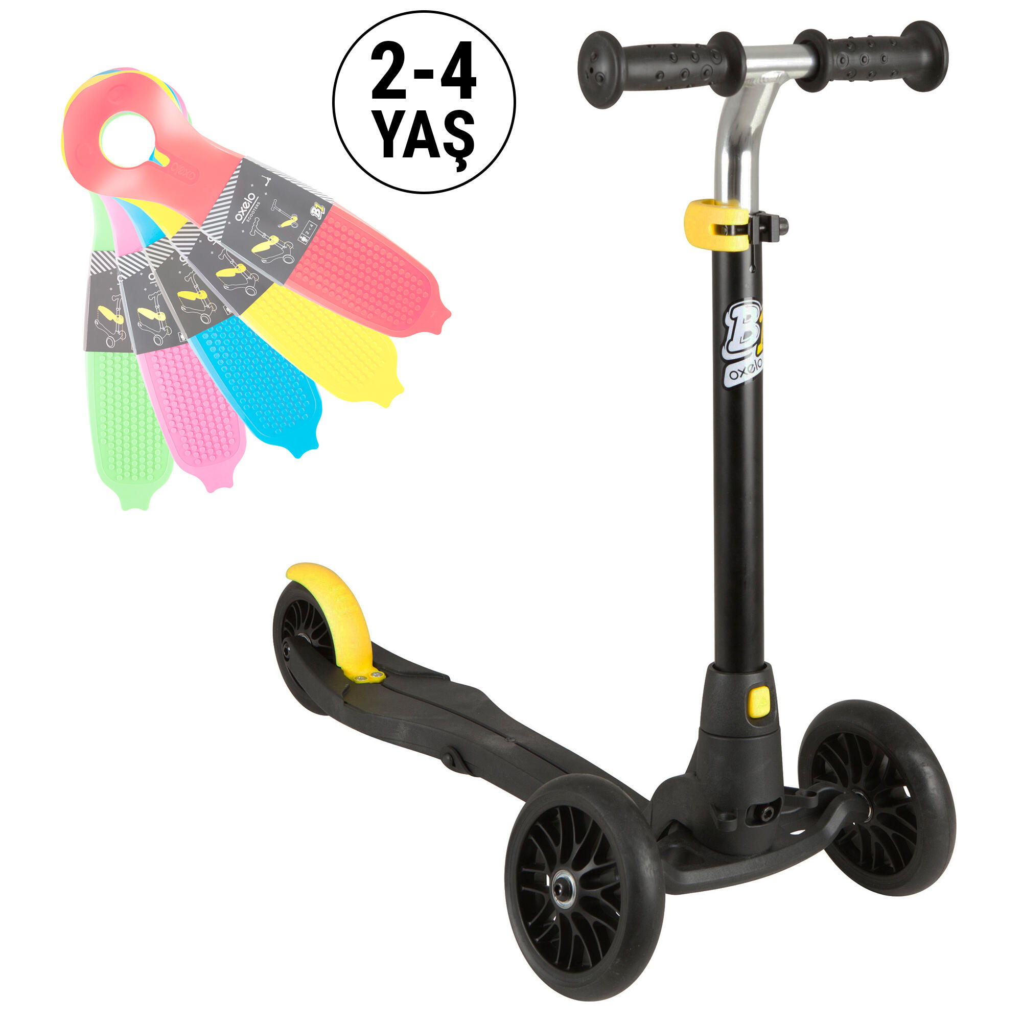 b1 cocuk scooter 2 4 yas oxelo decathlon