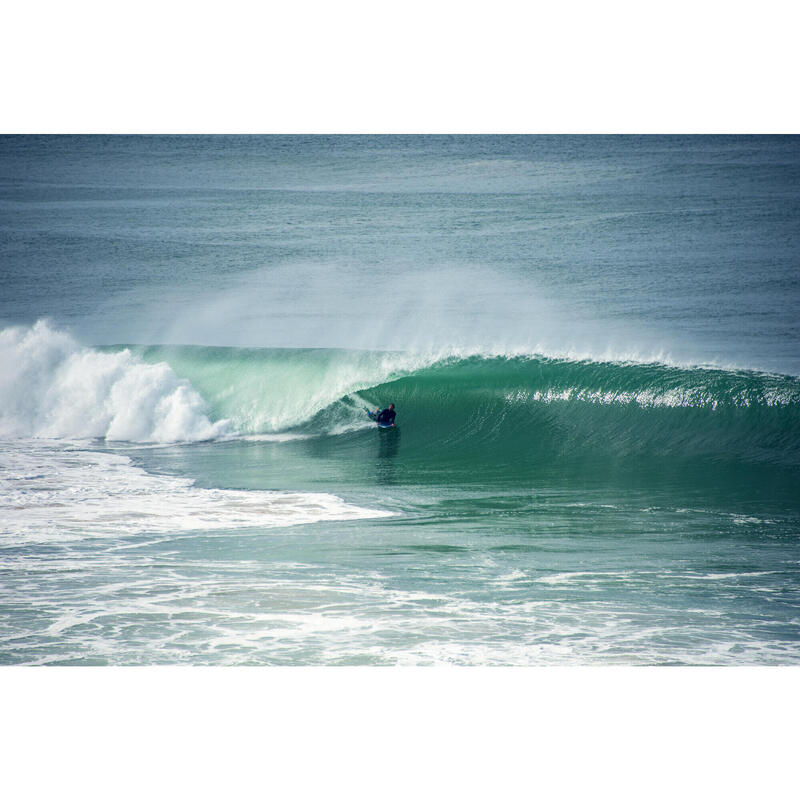 Bodyboard 500 azul / laranja com leash