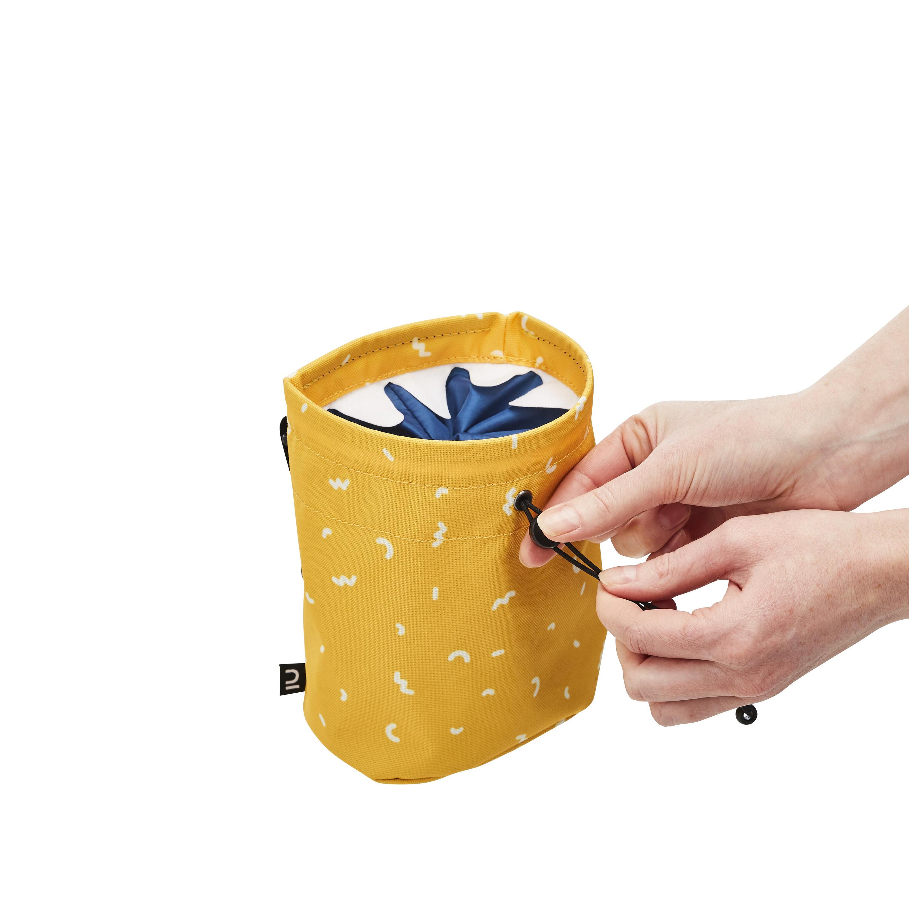 Lenkertasche für Laufräder und Kinderfahrräder 14/16 Zoll gelb 3/5