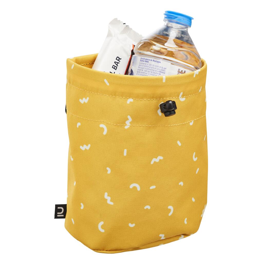 Bolso para manubrio de bicicleta de niños Btwin amarillo