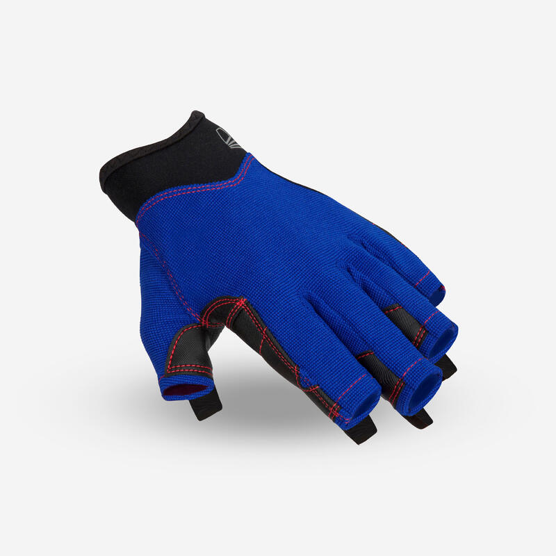 Zeilhandschoenen voor volwassenen 500 blauw