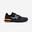 Tennisschoenen voor heren TS500 zwart oranje omni zool